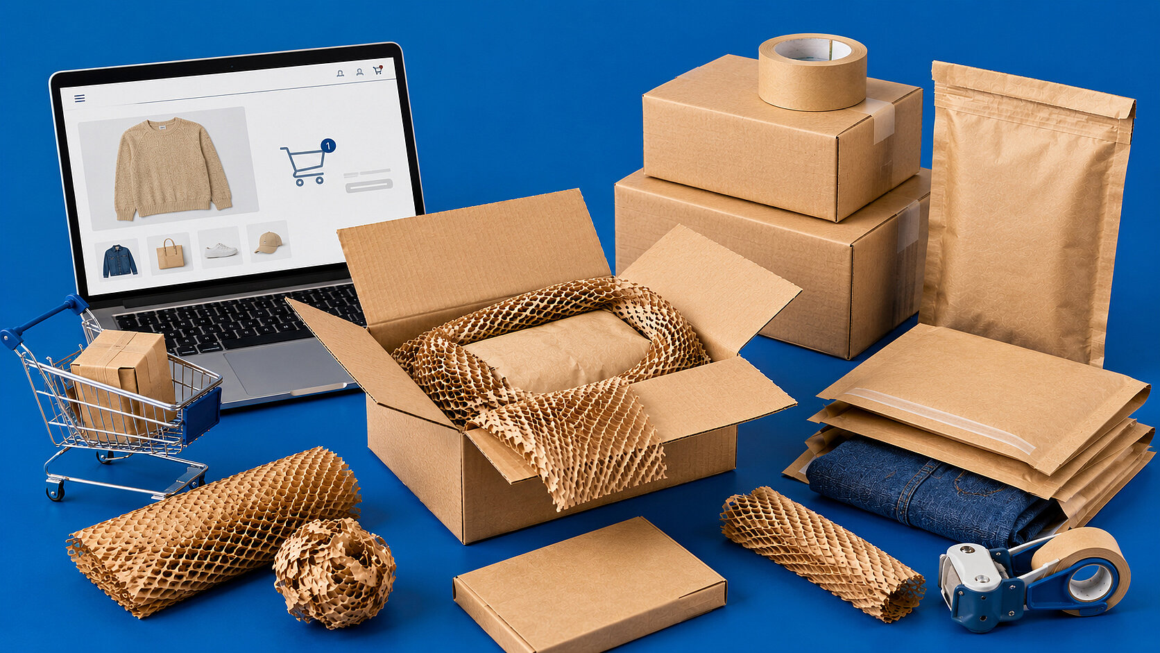 Papierbasierte Verpackungen für E-Commerce