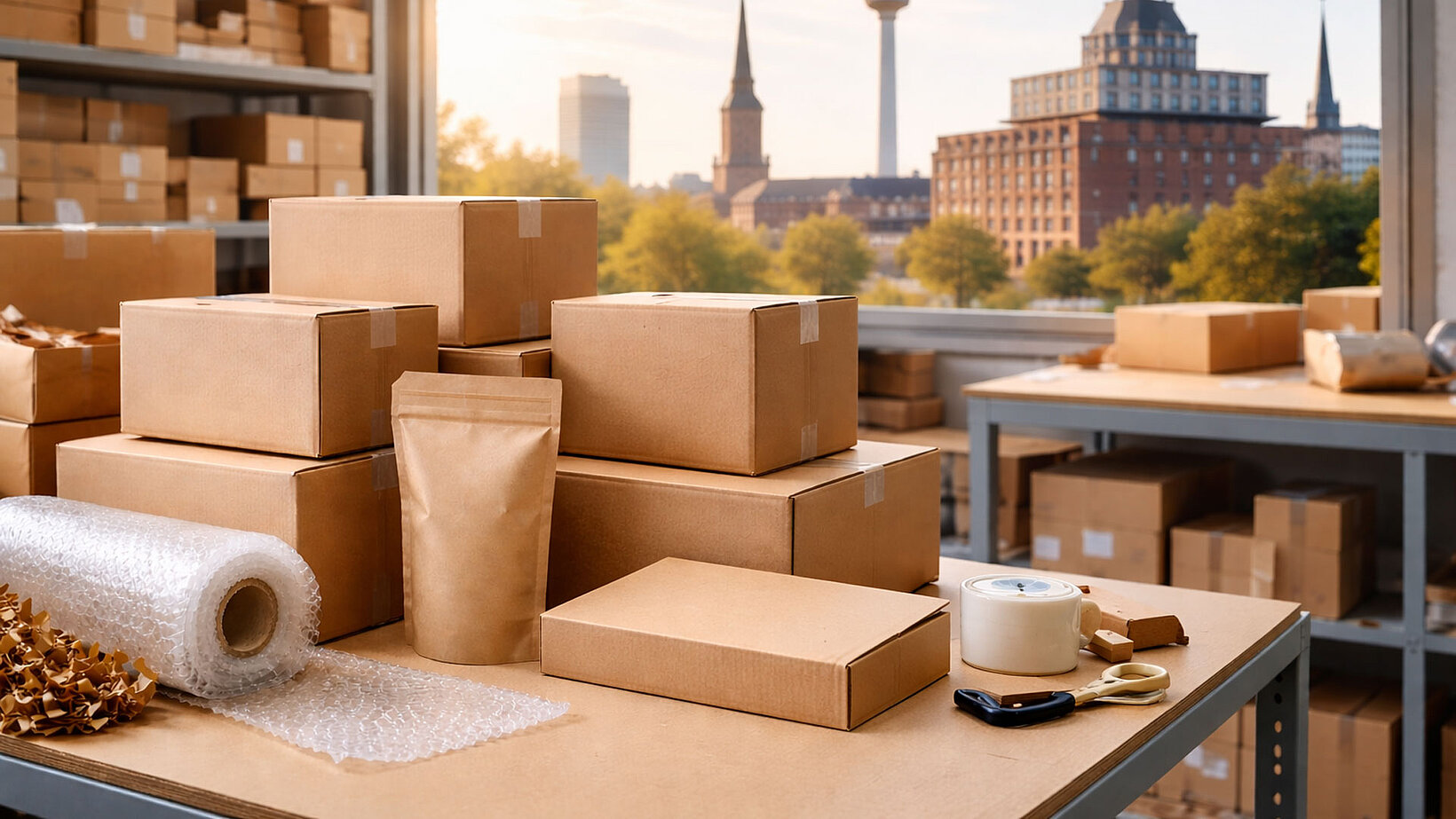 Verpackungsmöglichkeiten im Vergleich