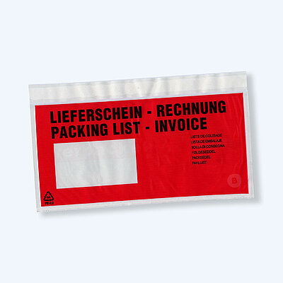 Leiferscheinhüllen / Rechnungshüllen / Begleitpapiertaschen