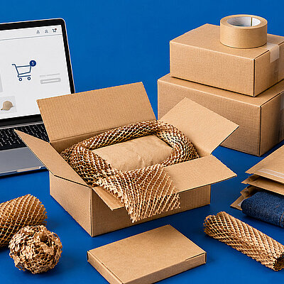 Papierbasierte Verpackungen für E-Commerce